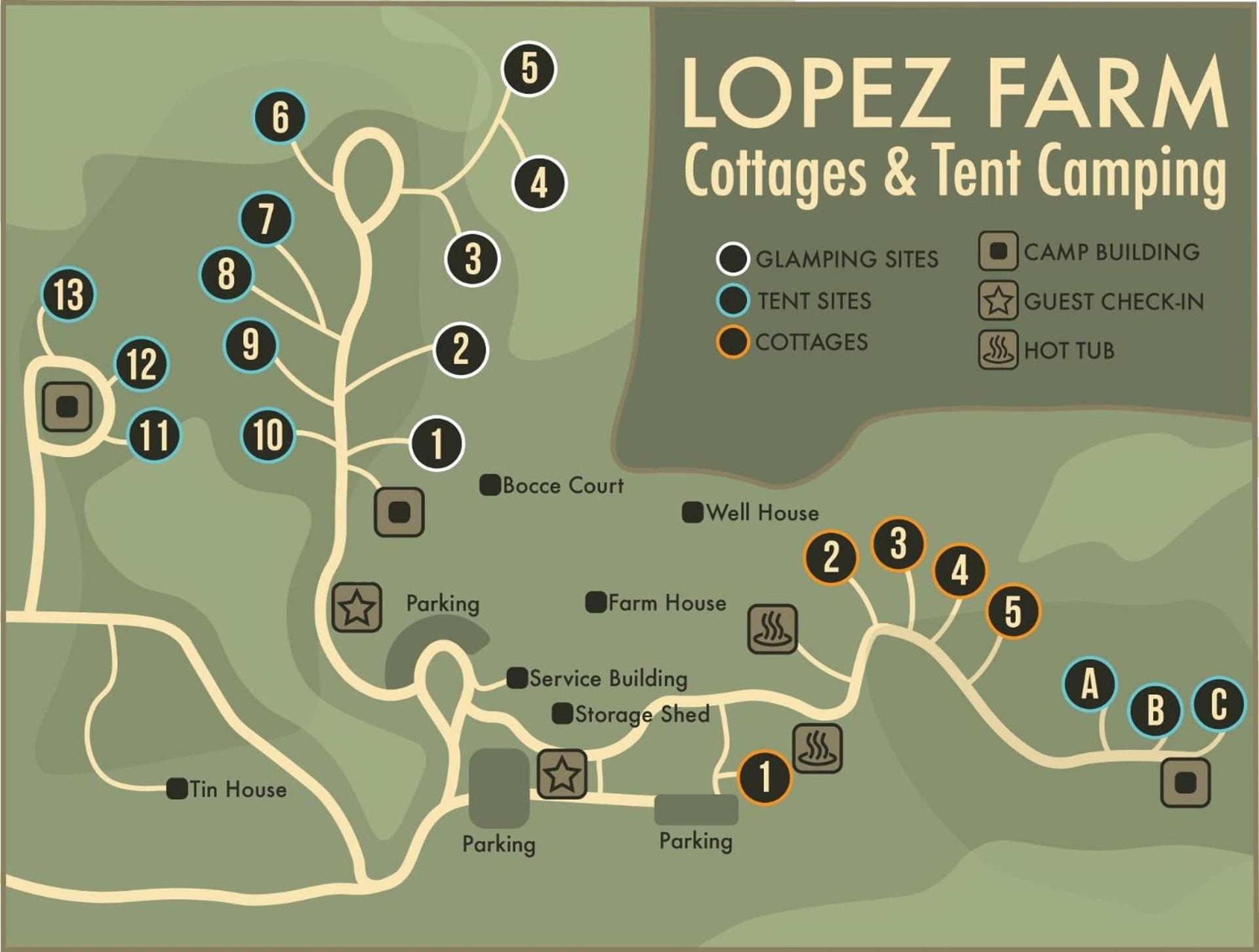 Lopez Farm Cottages & Tent Camping photo 11