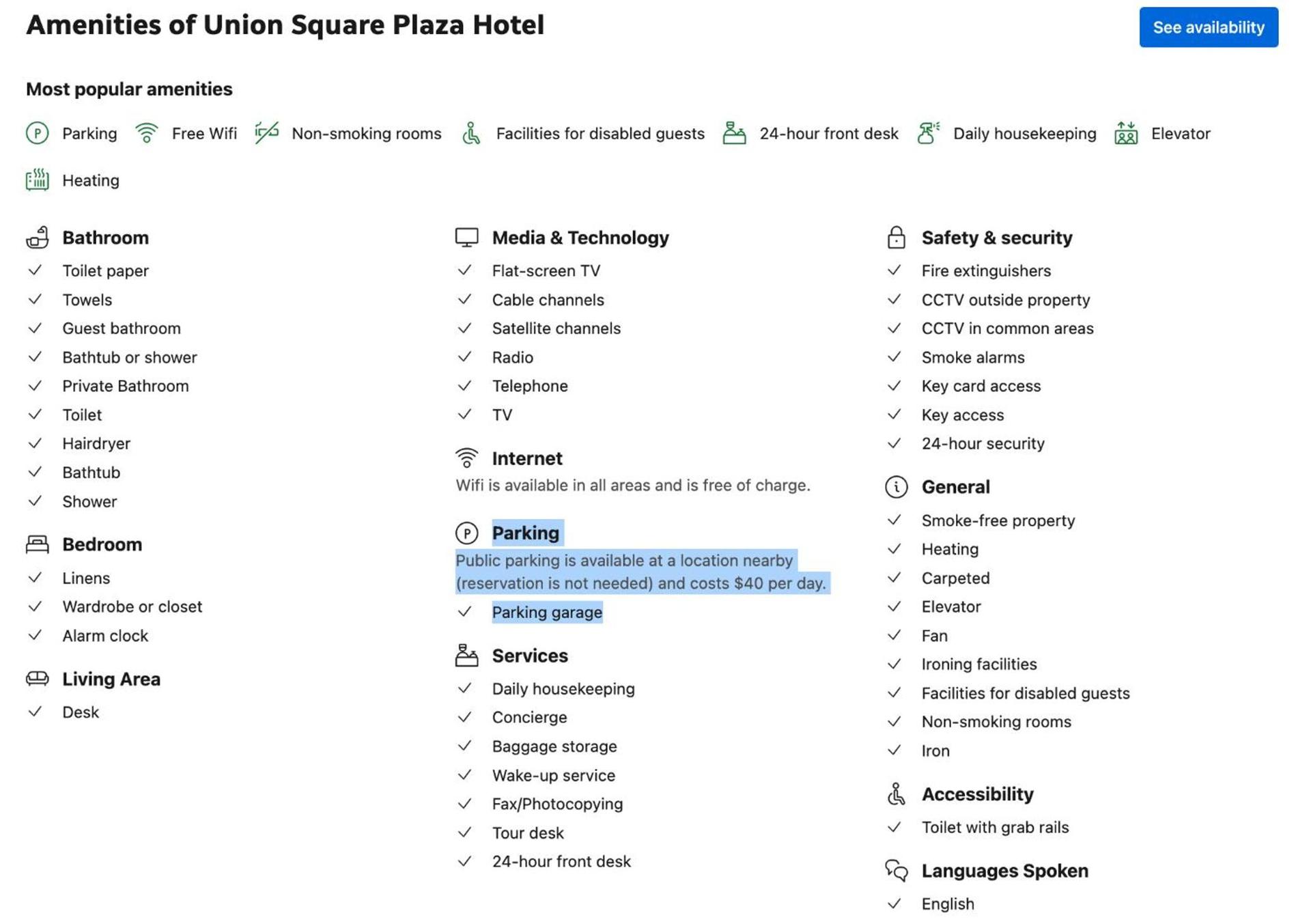 Union Square Plaza Hotel photo 46