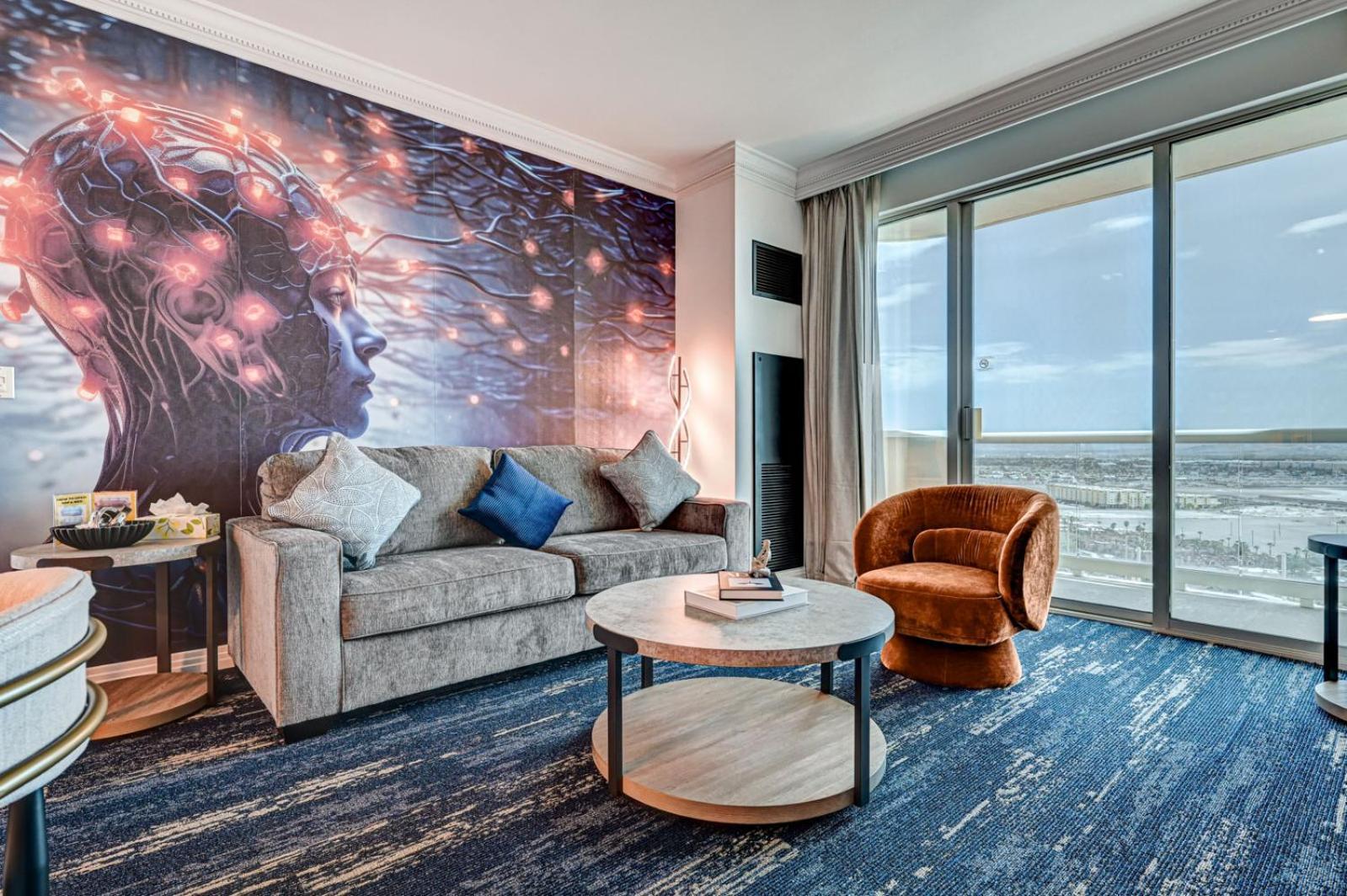 Suite Hub LV HIGH floor Sphere view MGM Signature photo 42