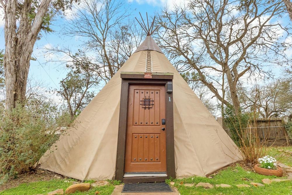 Tipis on the Guadalupe photo 2