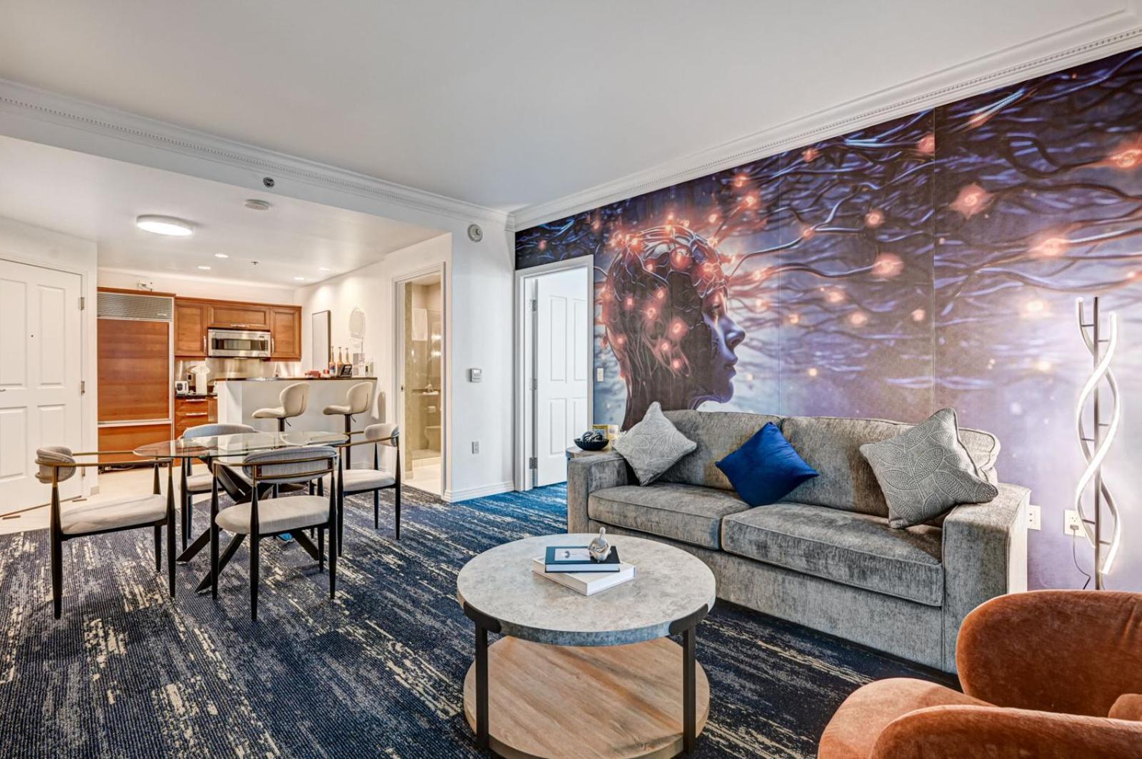 Suite Hub LV HIGH floor Sphere view MGM Signature — hotel in Paradise